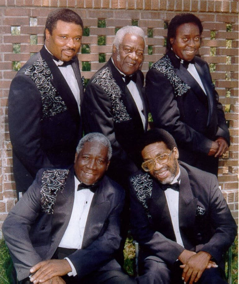The Drifters, R&B Group, black tuxedos, SD Phone Wallpaper