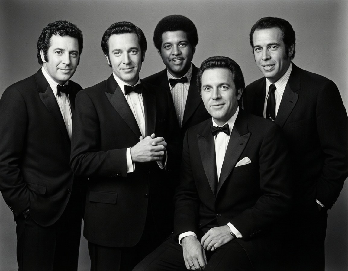 The Drifters, black and white, portrait, SD Desktop Wallpaper