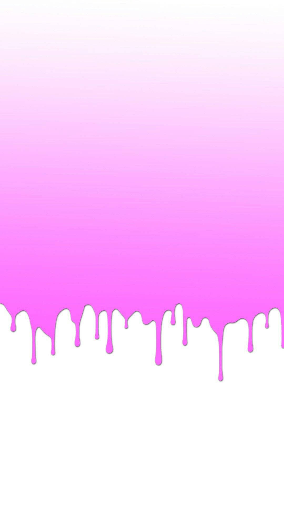 drippy, gradient, pink paint, Full HD Phone Wallpaper