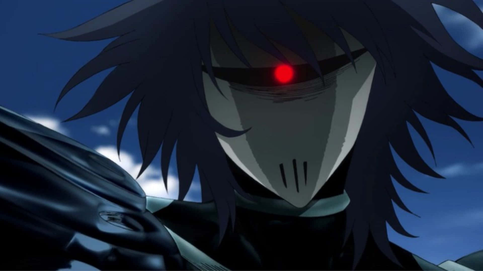 Drive Knight, glowing red eye, dark armor, Full HD Desktop Wallpaper