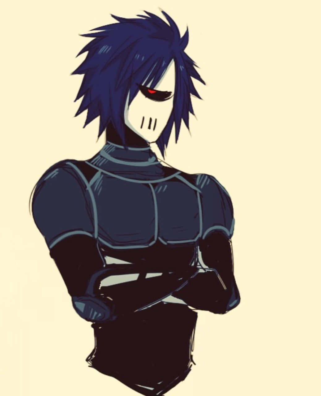 Drive Knight, battle mode, spiky blue hair, HD Phone Wallpaper