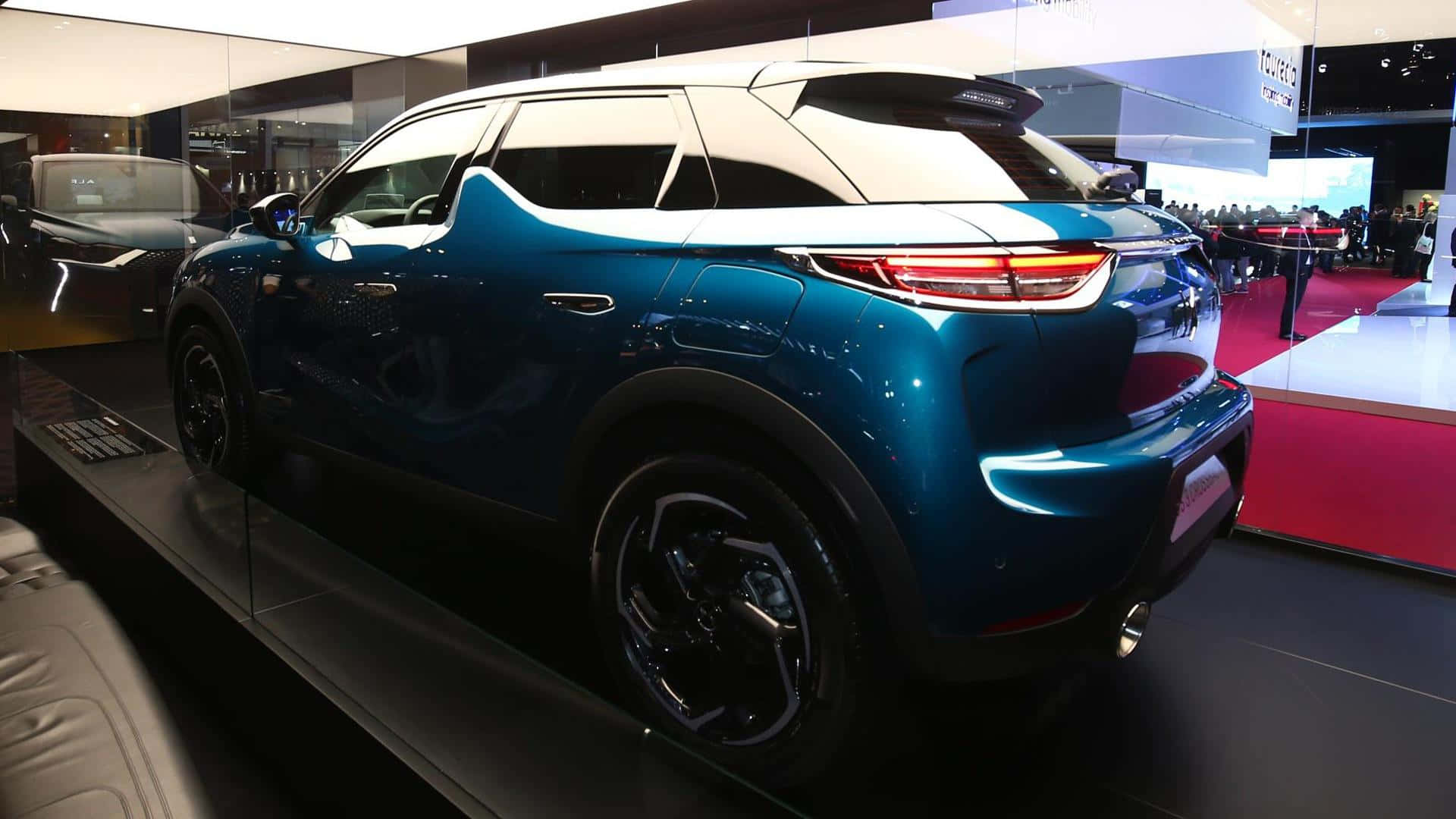 Ds 3 Crossback, blue, white roof, Full HD Desktop Wallpaper
