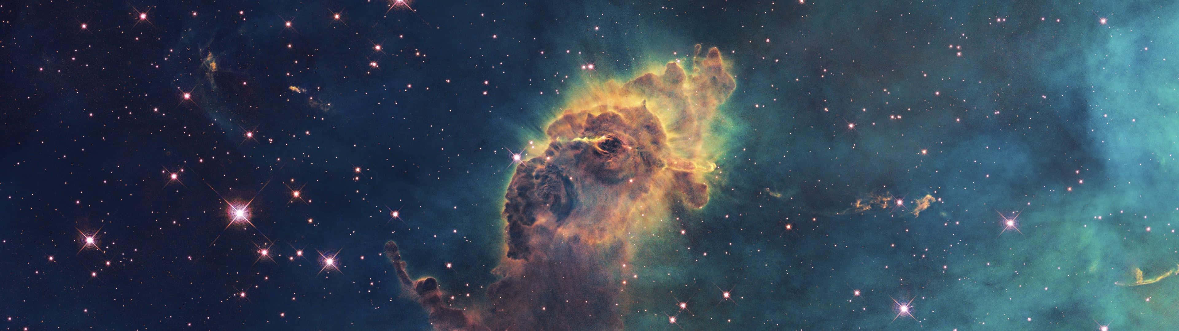 nebula, stars, starfield, 4K Desktop Wallpaper
