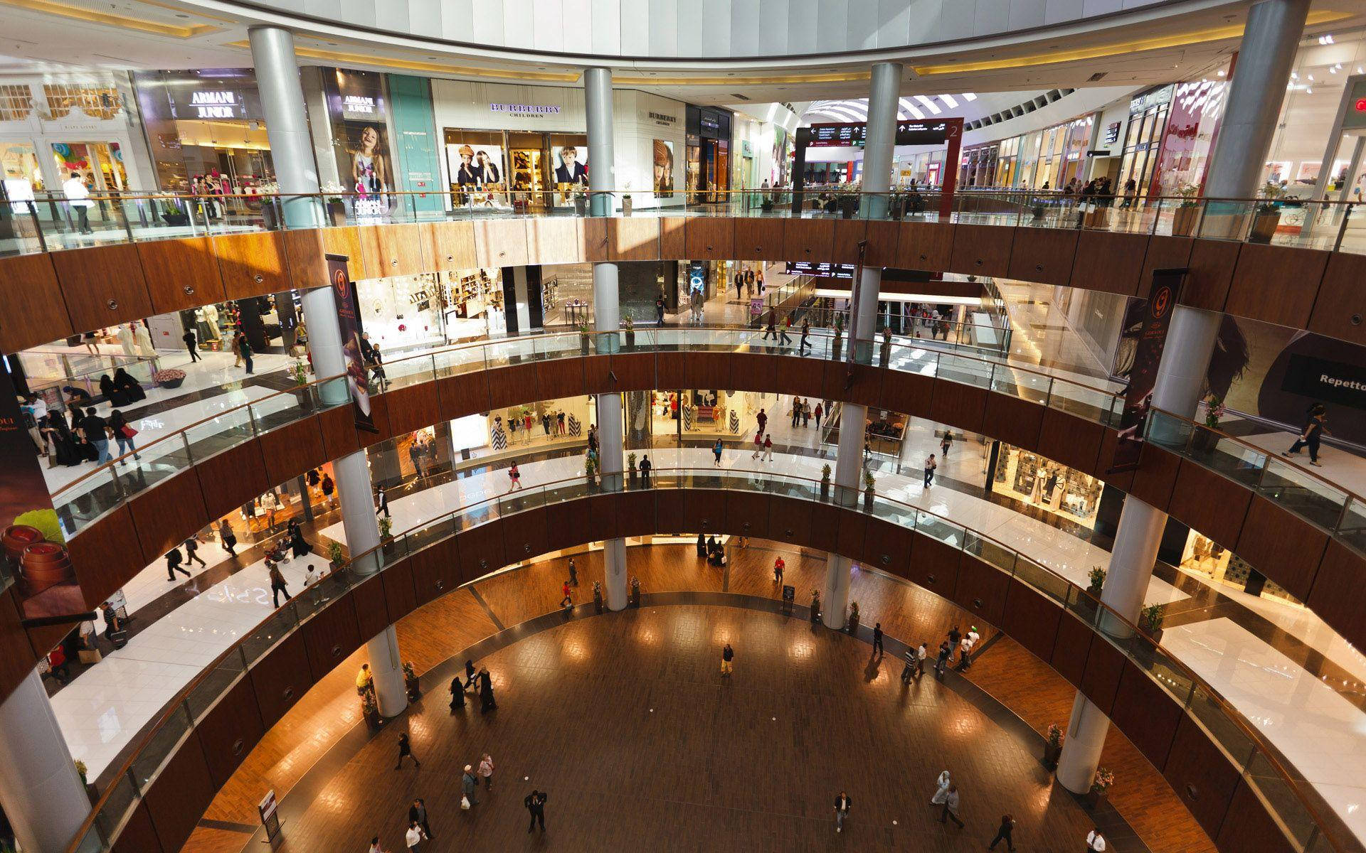 Dubai, mall, second largest shopping center, Full HD Desktop Wallpaper