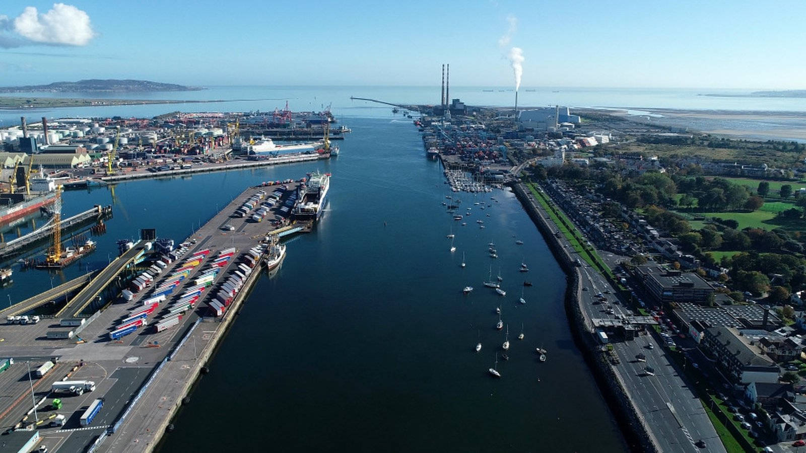 Dublin, Beautiful Bay, harbor, HD Desktop Wallpaper