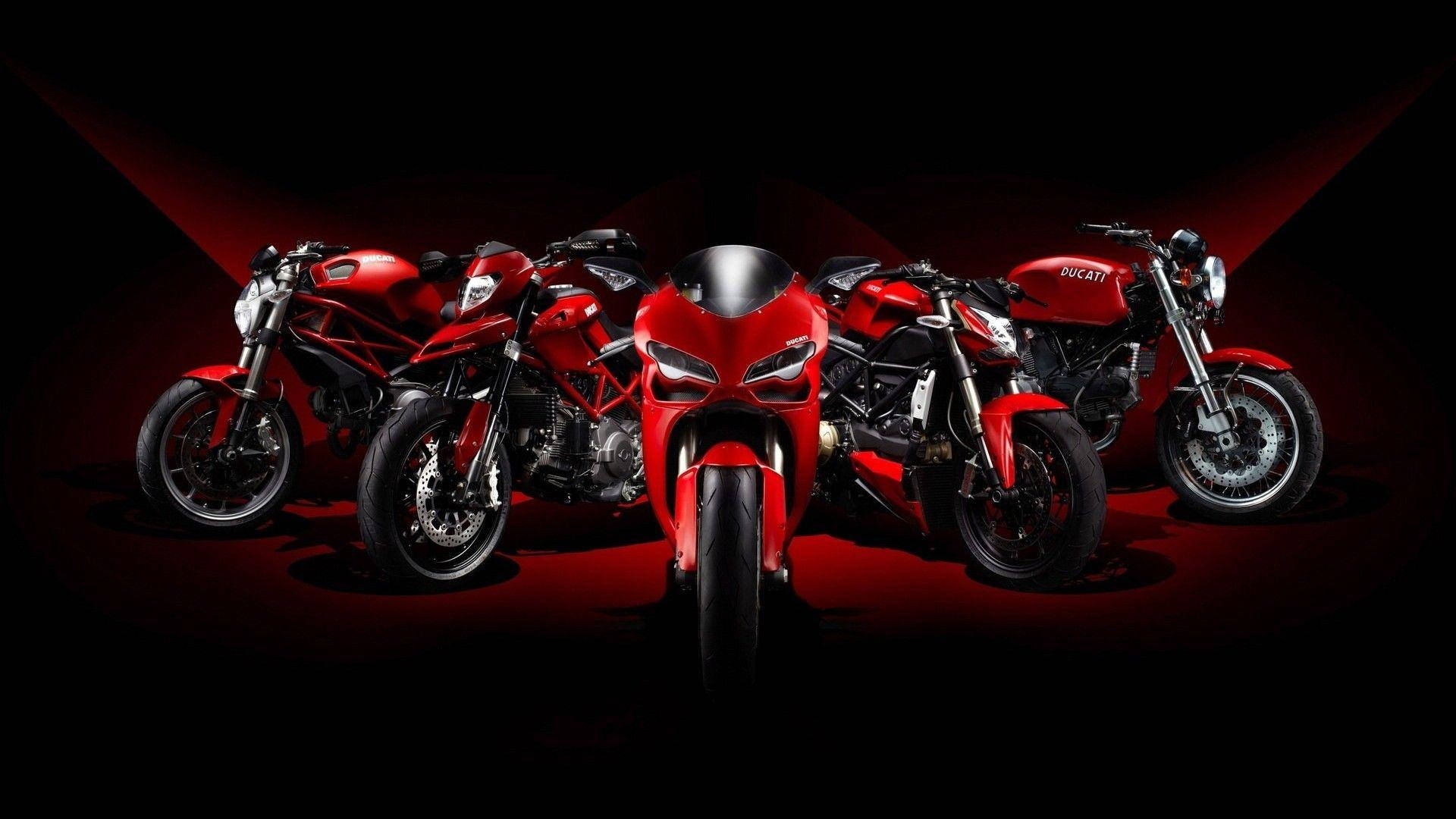 Ducati, red, sleek, Full HD Desktop Wallpaper