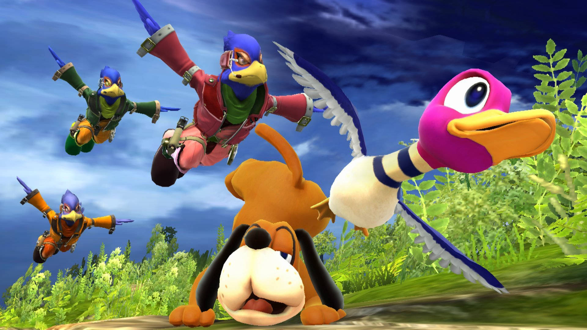 Duck Hunt, ducks, dog, Full HD Desktop Wallpaper