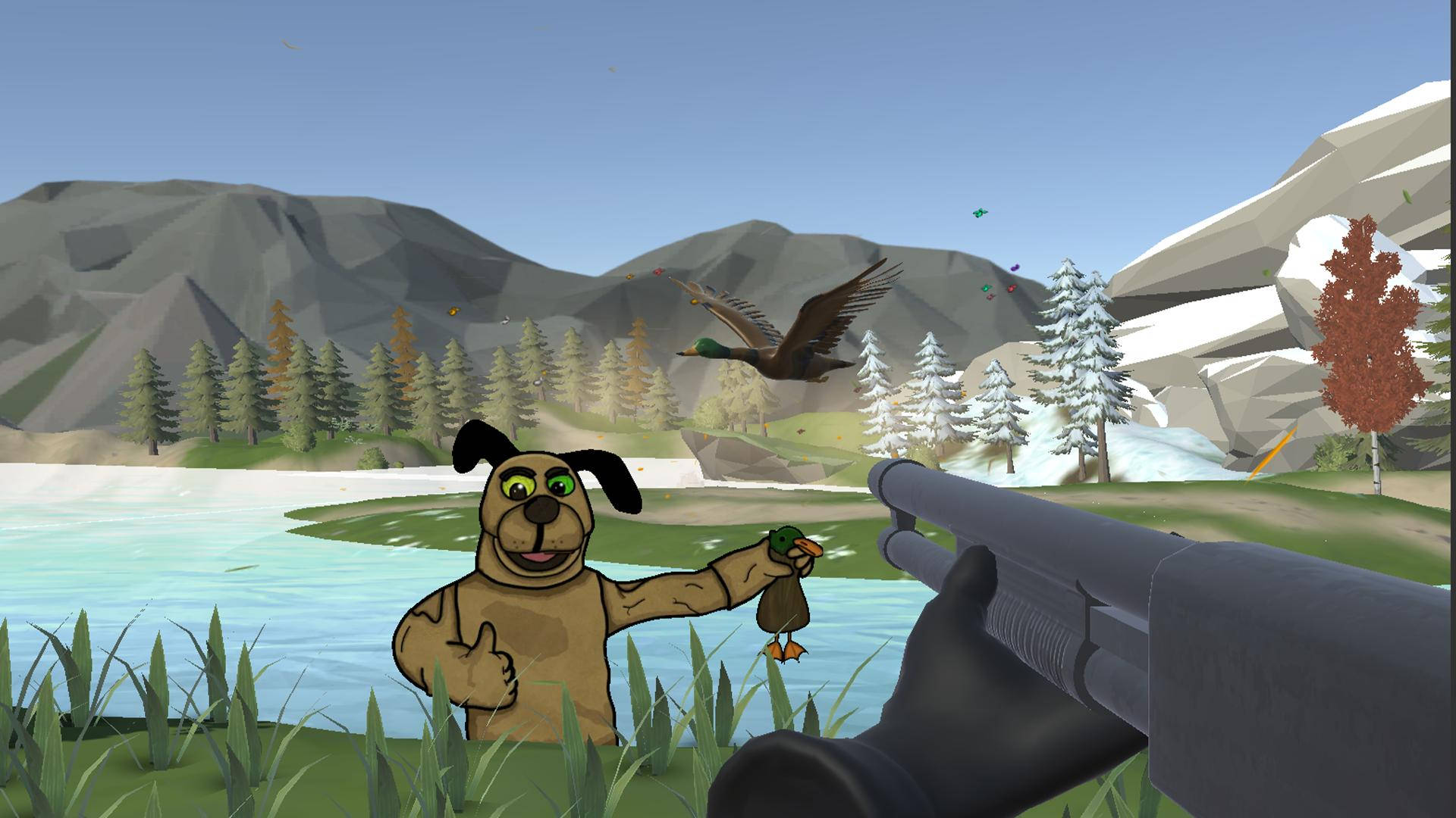 Duck Hunt, shotgun, cartoon dog, Full HD Desktop Wallpaper