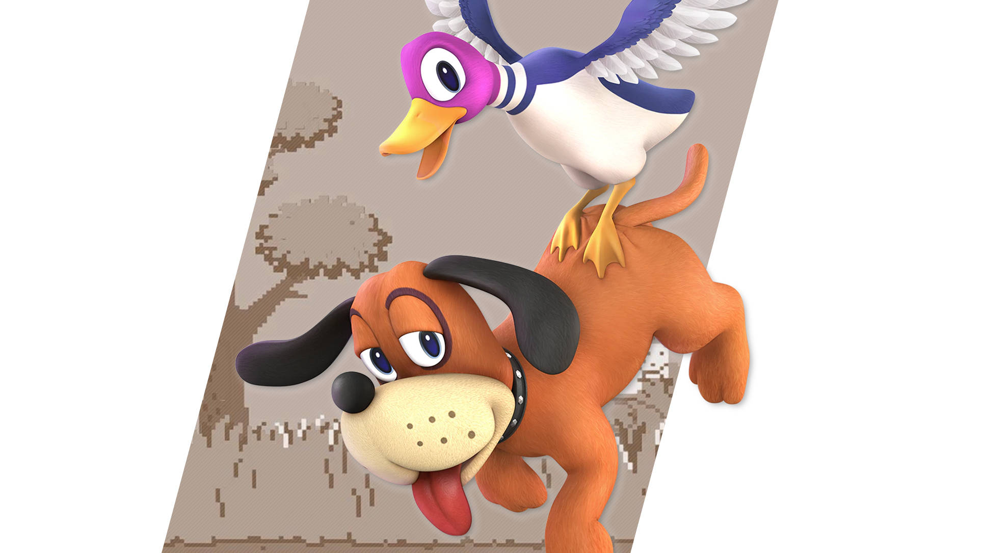 Duck Hunt, cartoon dog, duck, Full HD Desktop Wallpaper