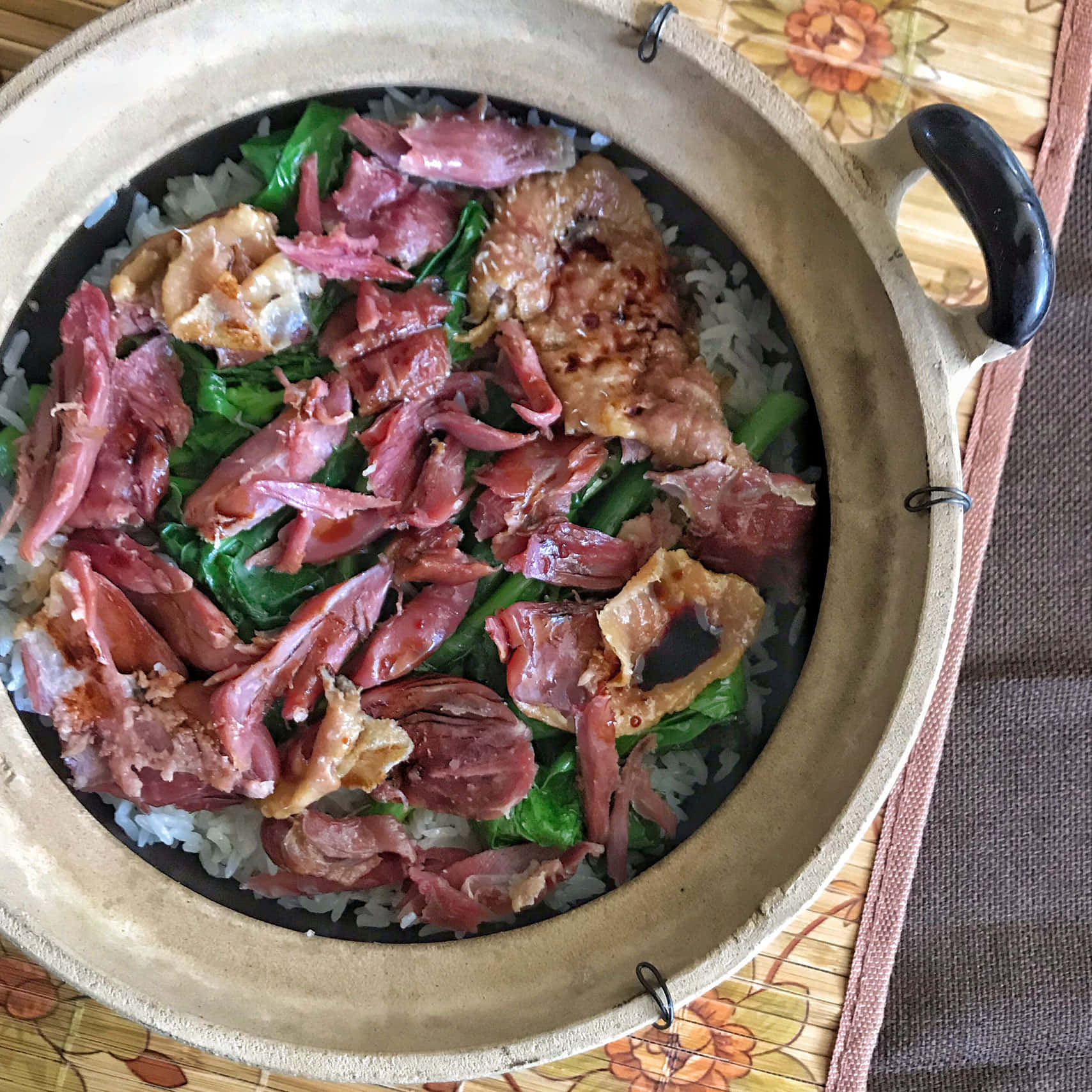 claypot, duck rice, preserved duck leg, HD Desktop Wallpaper