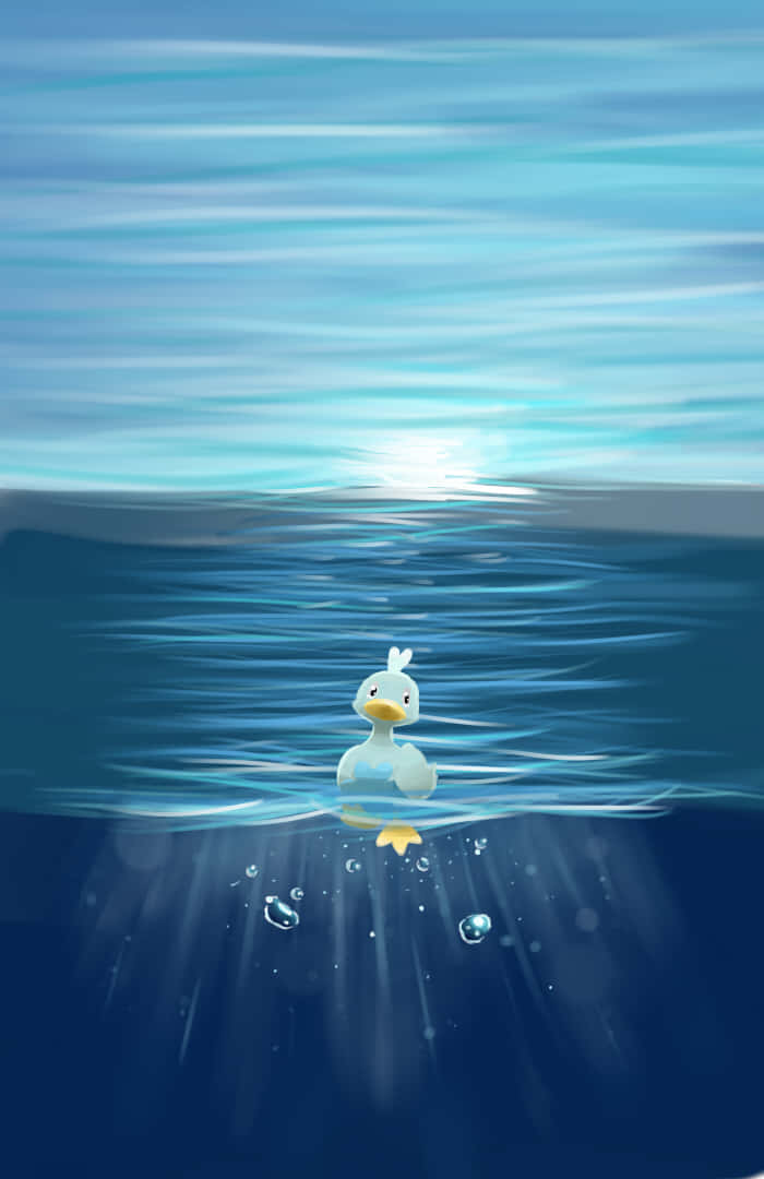 Ducklett, ocean, sunlight, SD Phone Wallpaper