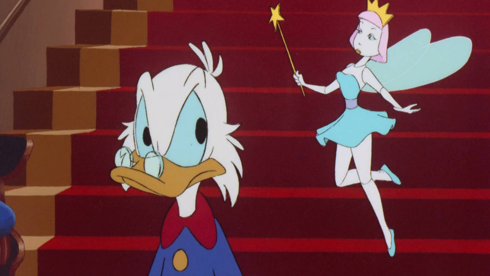 DuckTales, fairy, blue suit, Full HD Desktop Wallpaper