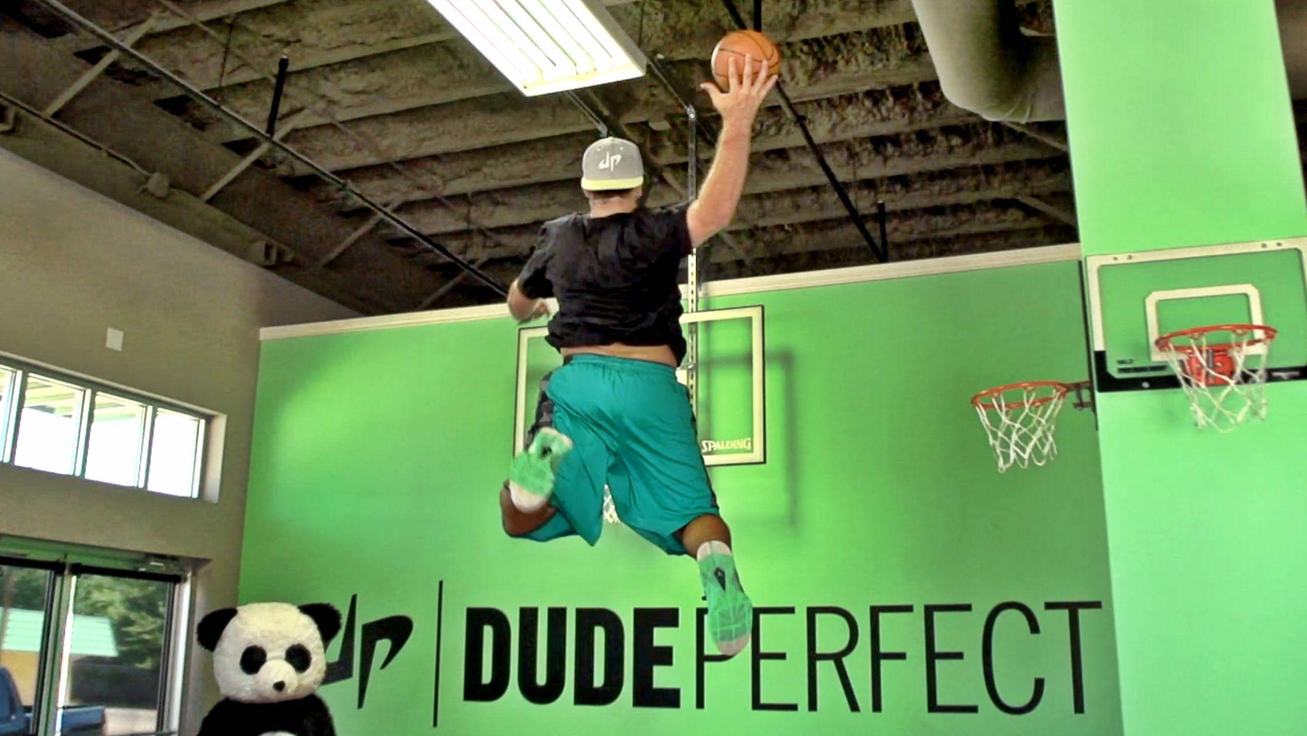 Dude Perfect, basketball, panda plush, Full HD Desktop Wallpaper
