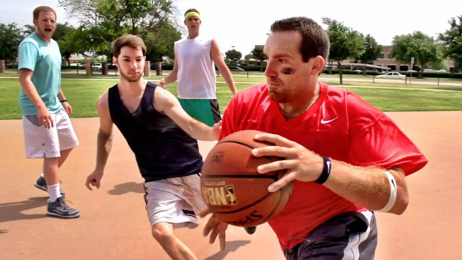 Dude Perfect, basketball, red shirt, HD Desktop Wallpaper