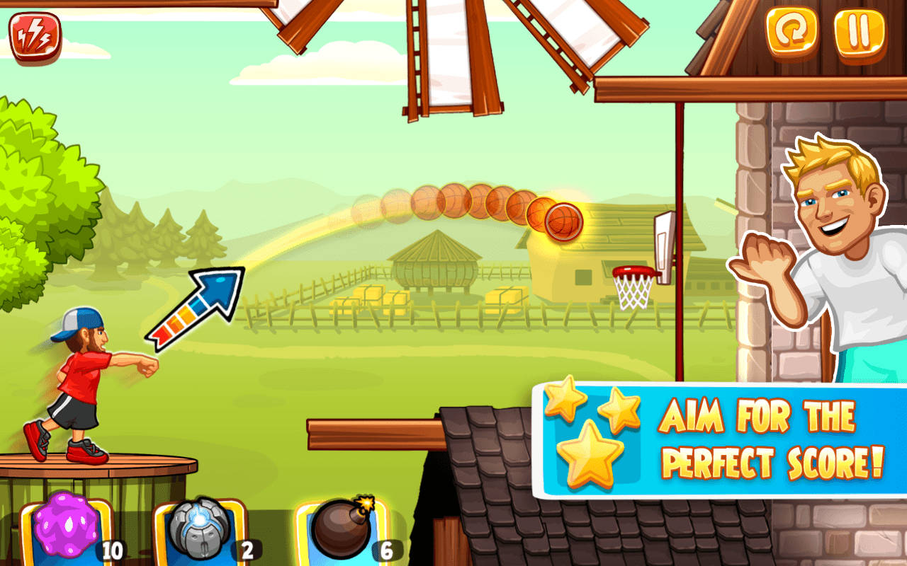 Dude Perfect, mobile game, basketball, HD Desktop Wallpaper