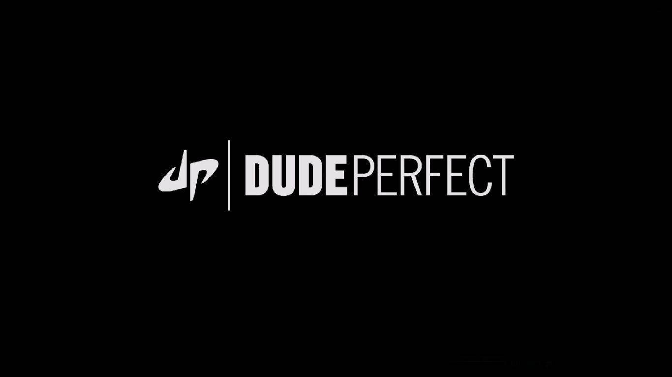Dude Perfect, logo, white, HD Desktop Wallpaper