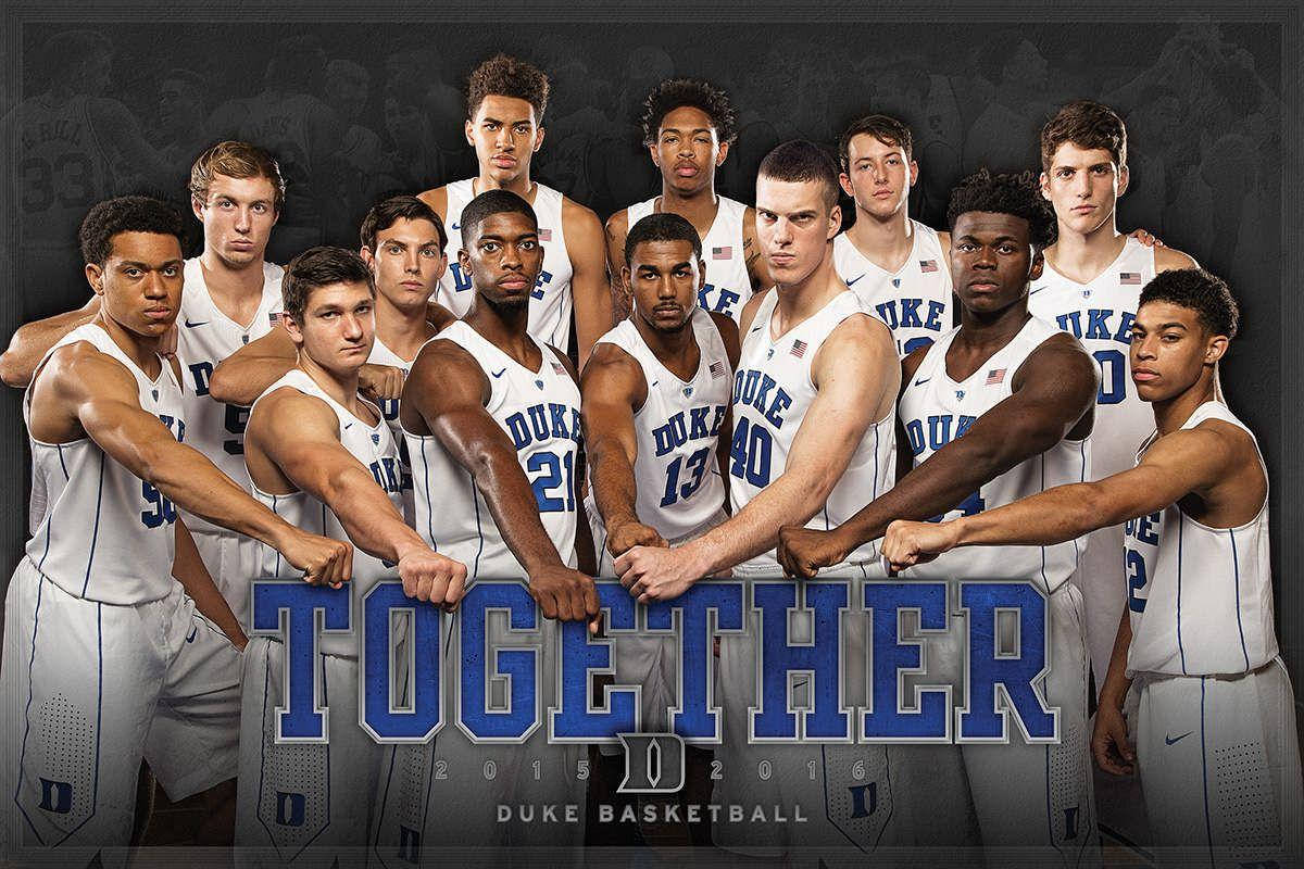 Duke Blue Devils, basketball, white jerseys, SD Desktop Wallpaper