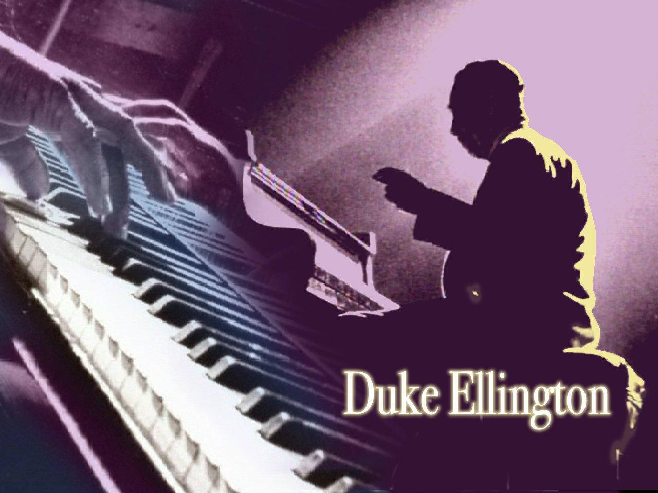 Duke Ellington, piano, purple stage lights, HD Desktop Wallpaper