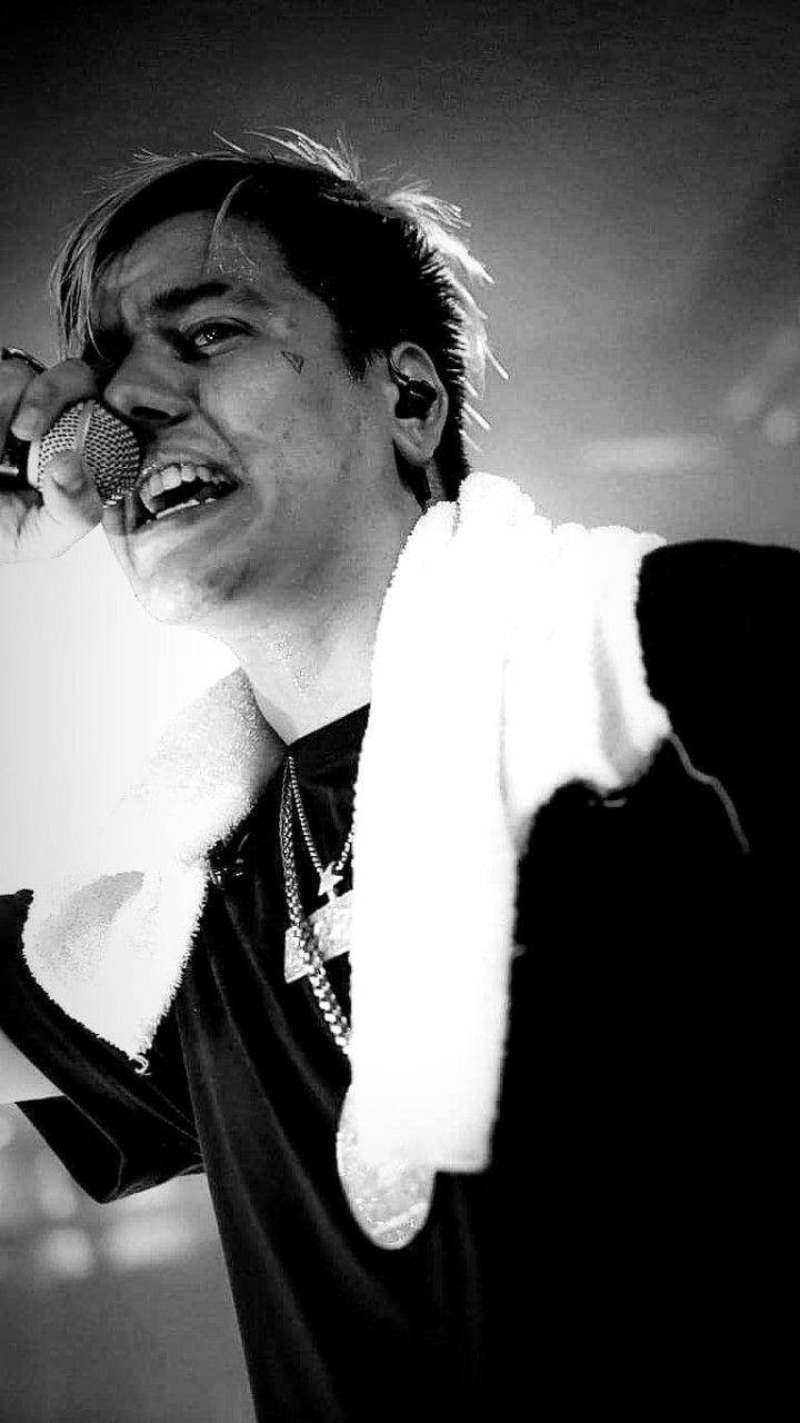Duki, monochrome, microphone, HD Phone Wallpaper