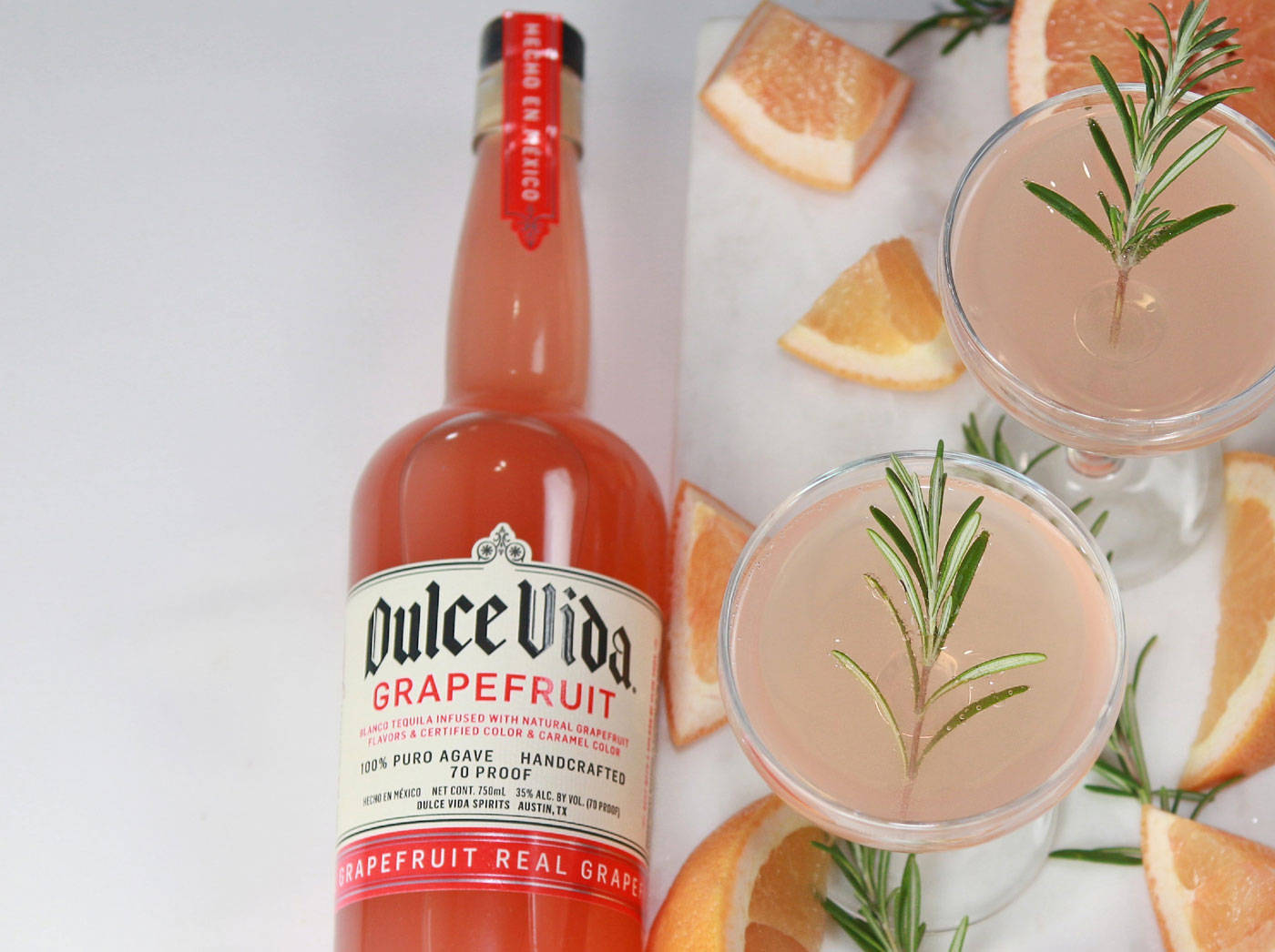 Dulce Vida, pink grapefruit tequila, rosemary, HD Desktop Wallpaper