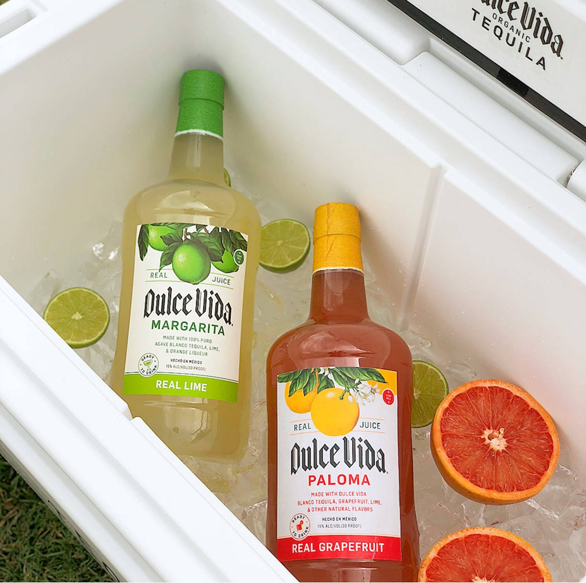Dulce Vida, cool refreshing cocktails, colorful Dulce Vida cocktail bottles, SD Desktop Wallpaper