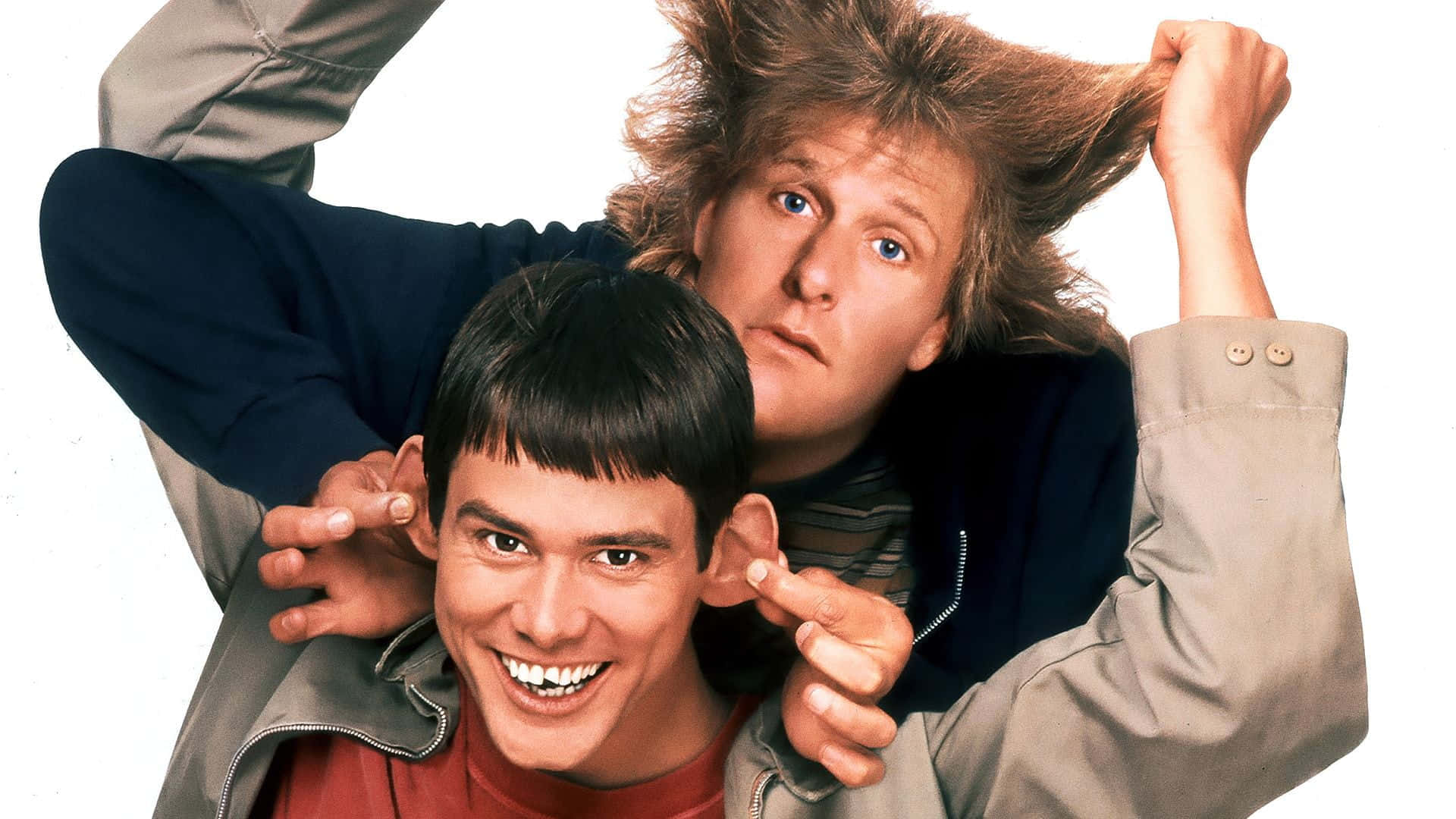 Dumb And Dumber, 1980s style clothing, white background, Full HD Desktop Wallpaper