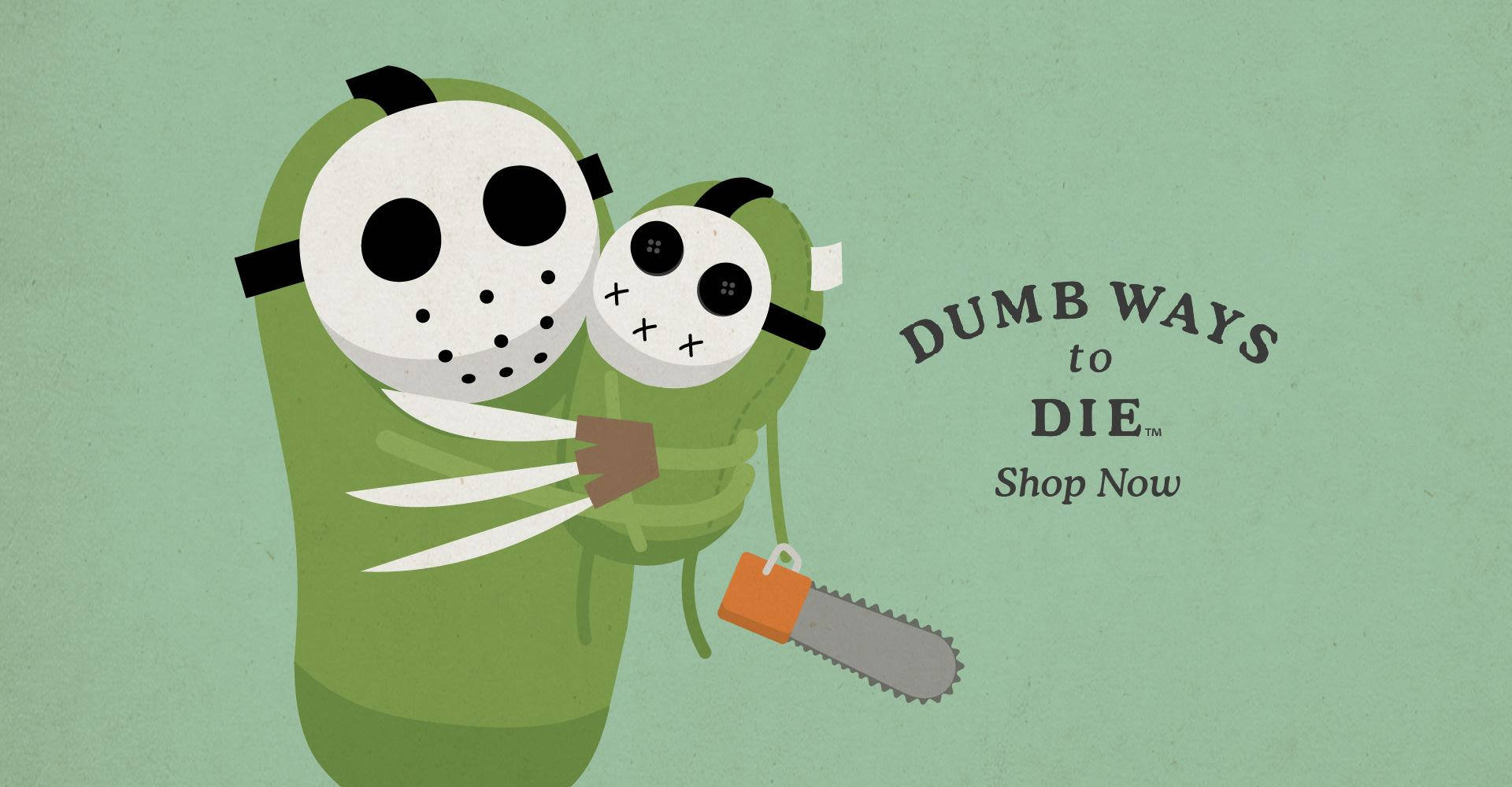 Dumb Ways to Die, hockey masks, claws, Full HD Desktop Wallpaper