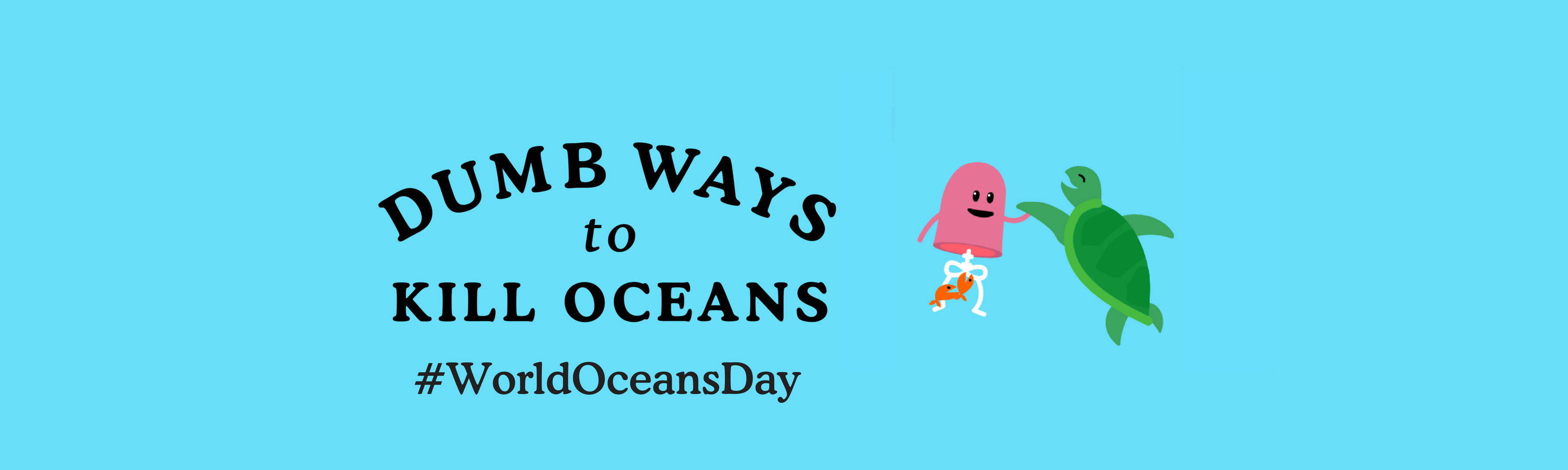 Dumb Ways To Die, pink cartoon character, green sea turtle, 2K Desktop Wallpaper