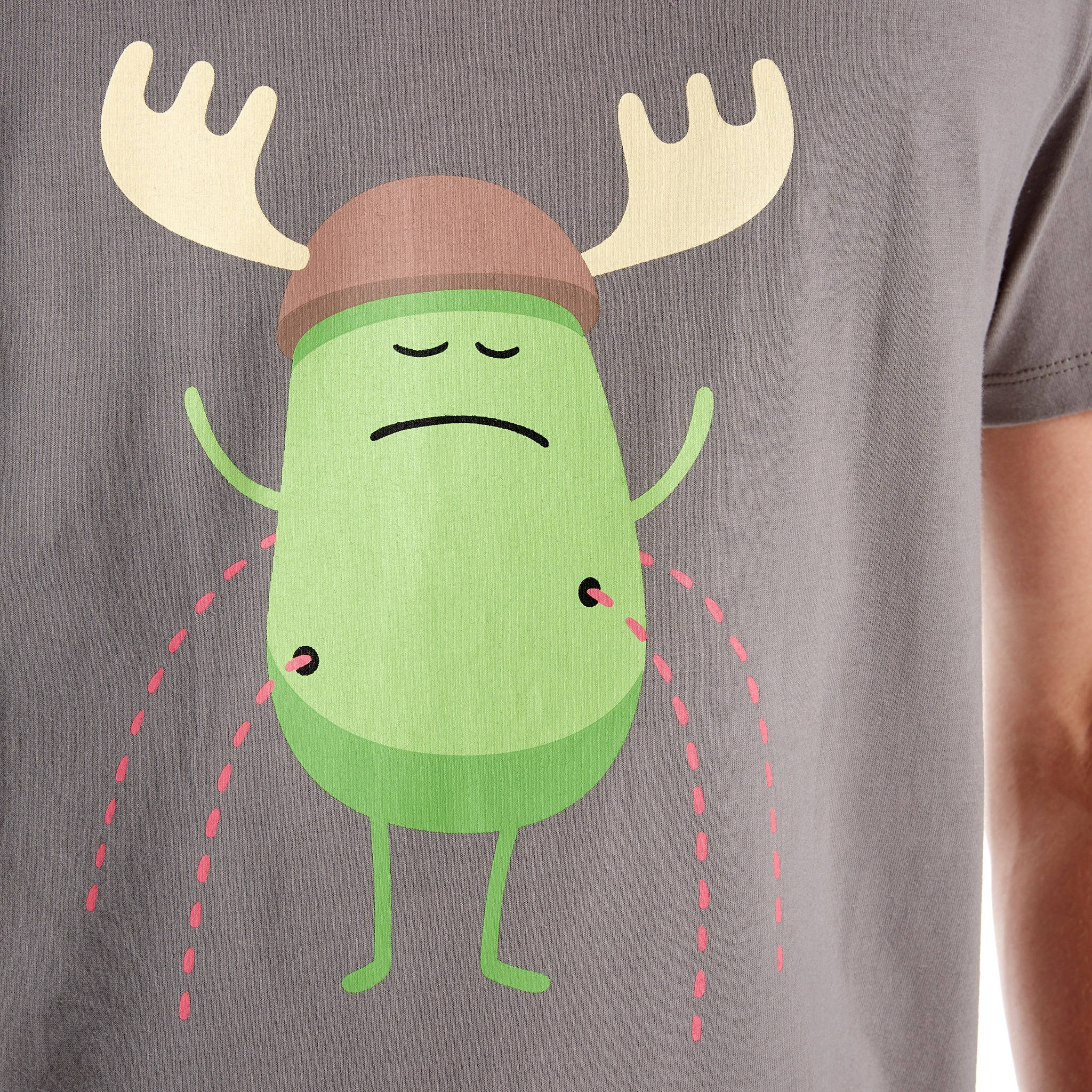 Dumb Ways to Die, green cartoon moose, brown hat, Full HD Desktop Wallpaper