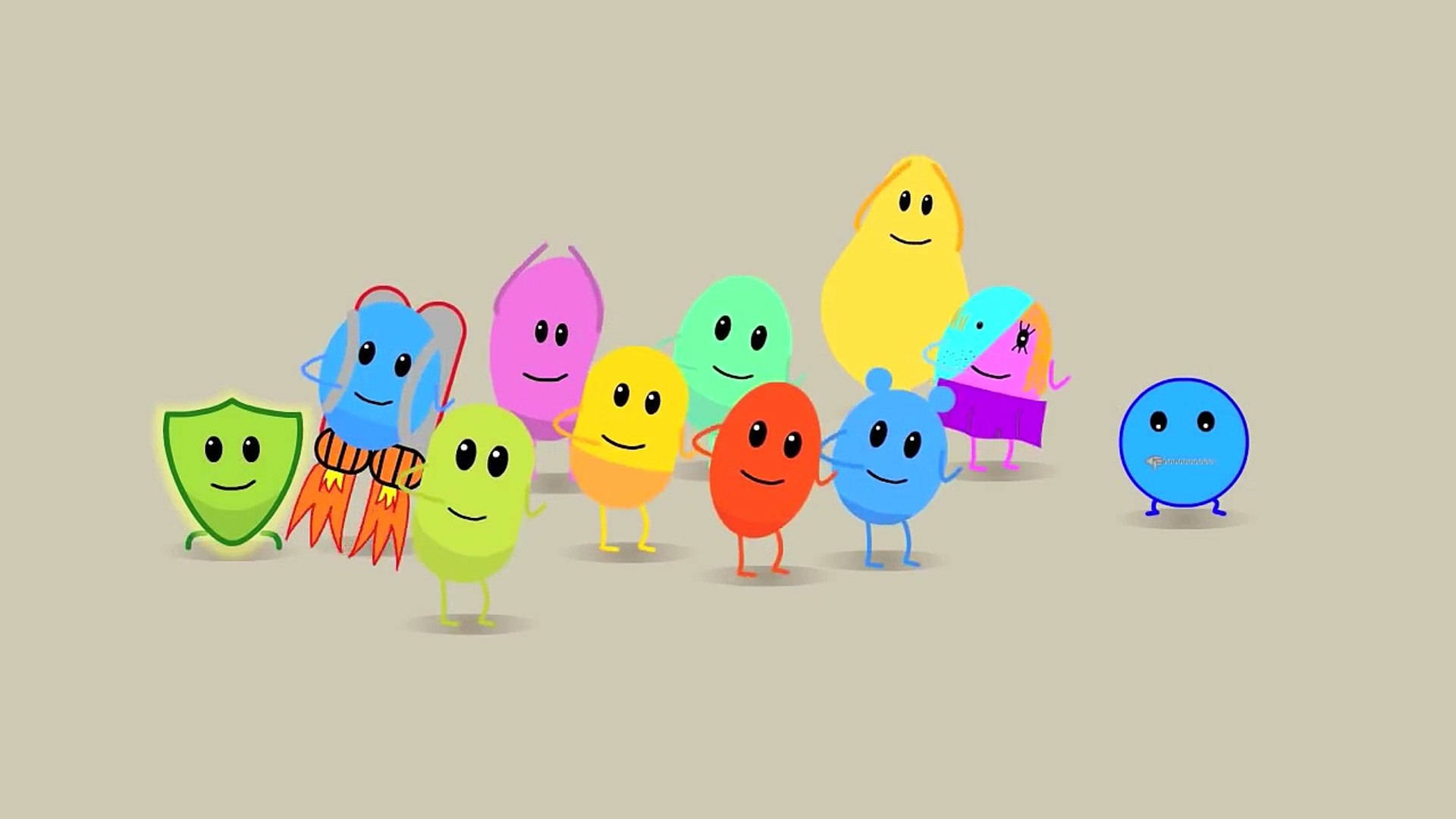 Dumb Ways To Die, alternative surf, colorful cartoon characters, Full HD Desktop Wallpaper