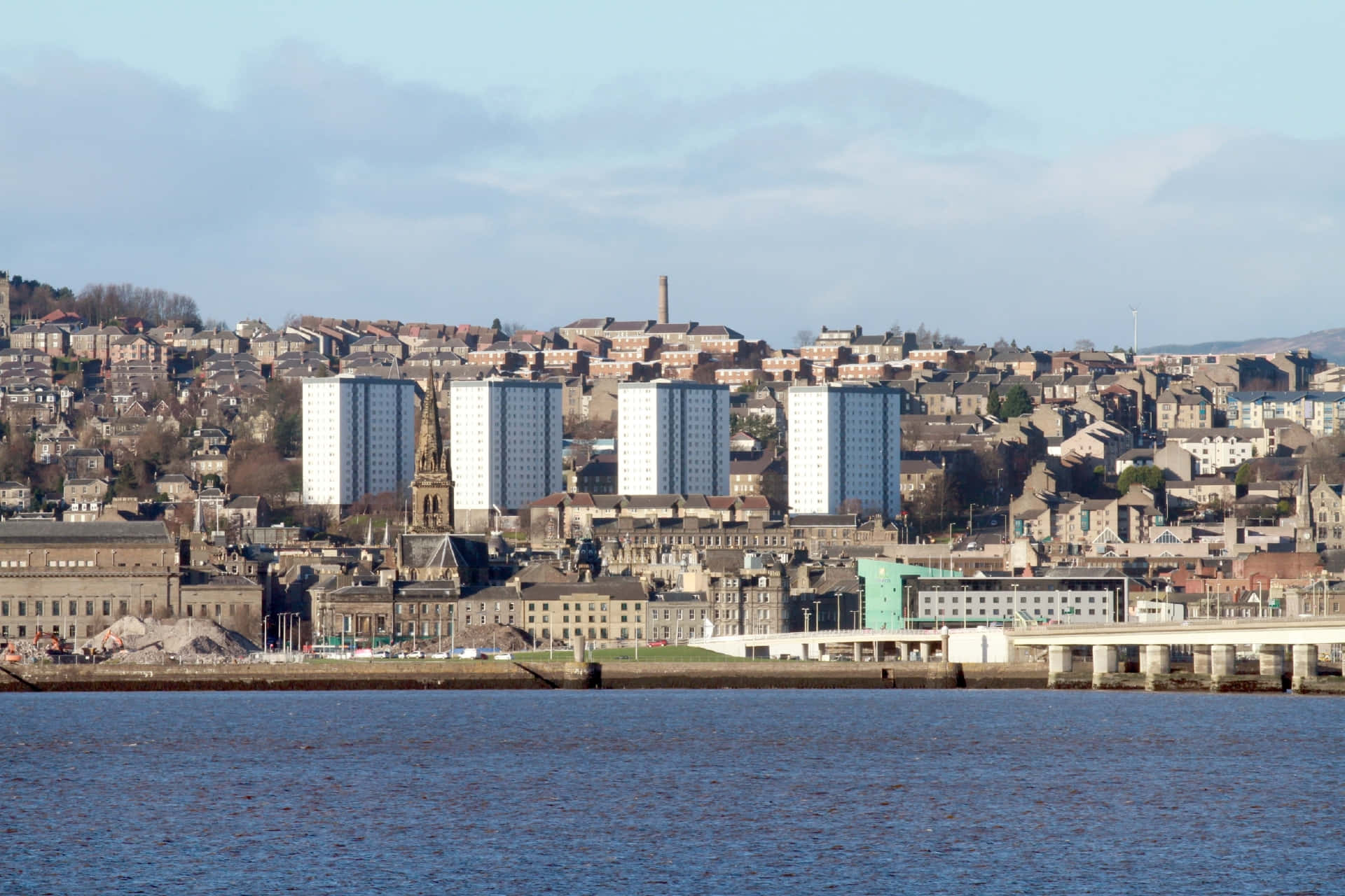 Dundee, United Kingdom, cityscape, Full HD Desktop Wallpaper
