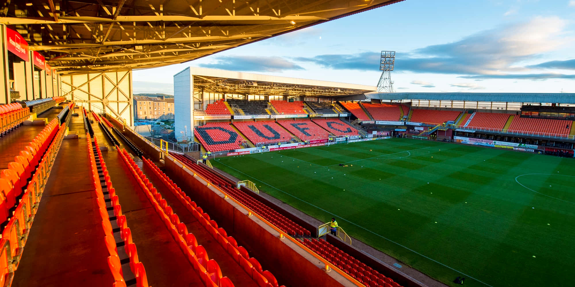 Dundee, urban panorama, twilight, Full HD Desktop Wallpaper