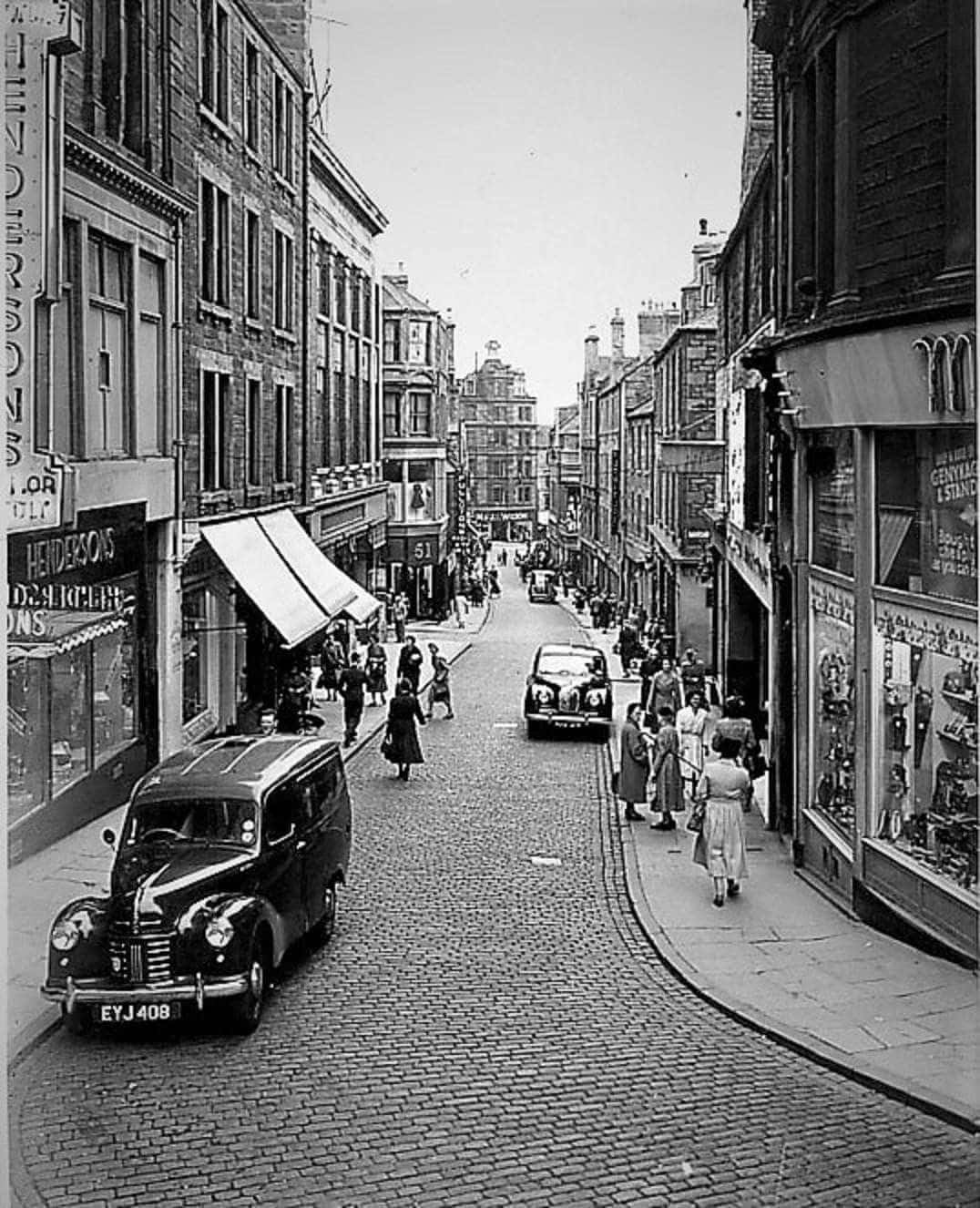 Dundee, United Kingdom, vintage black and white, HD Phone Wallpaper