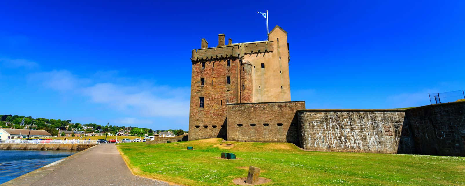 Dundee, United Kingdom, historic stone castle, HD Desktop Wallpaper