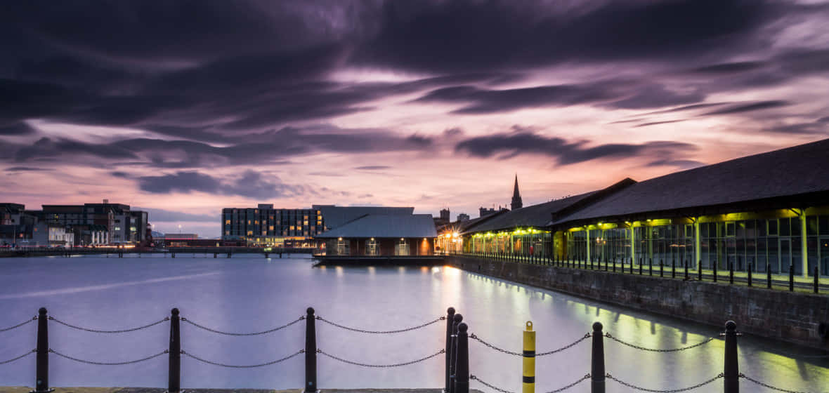Dundee, United Kingdom, waterfront, SD Desktop Wallpaper