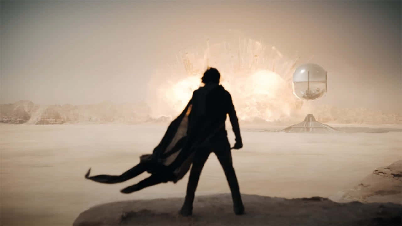 Dune, desert, explosion, HD Desktop Wallpaper