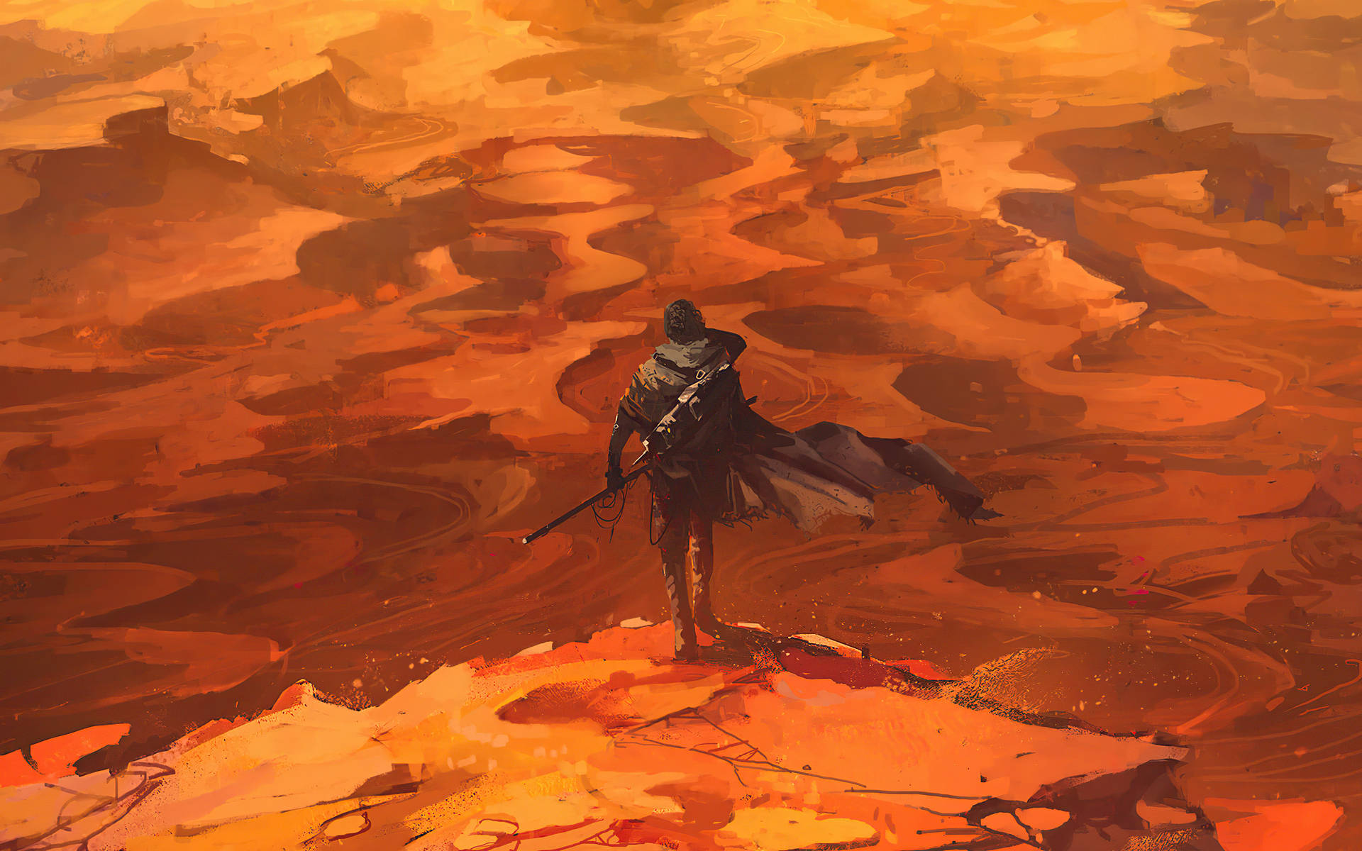 Dune 2021, warrior, sword, Full HD Desktop Wallpaper