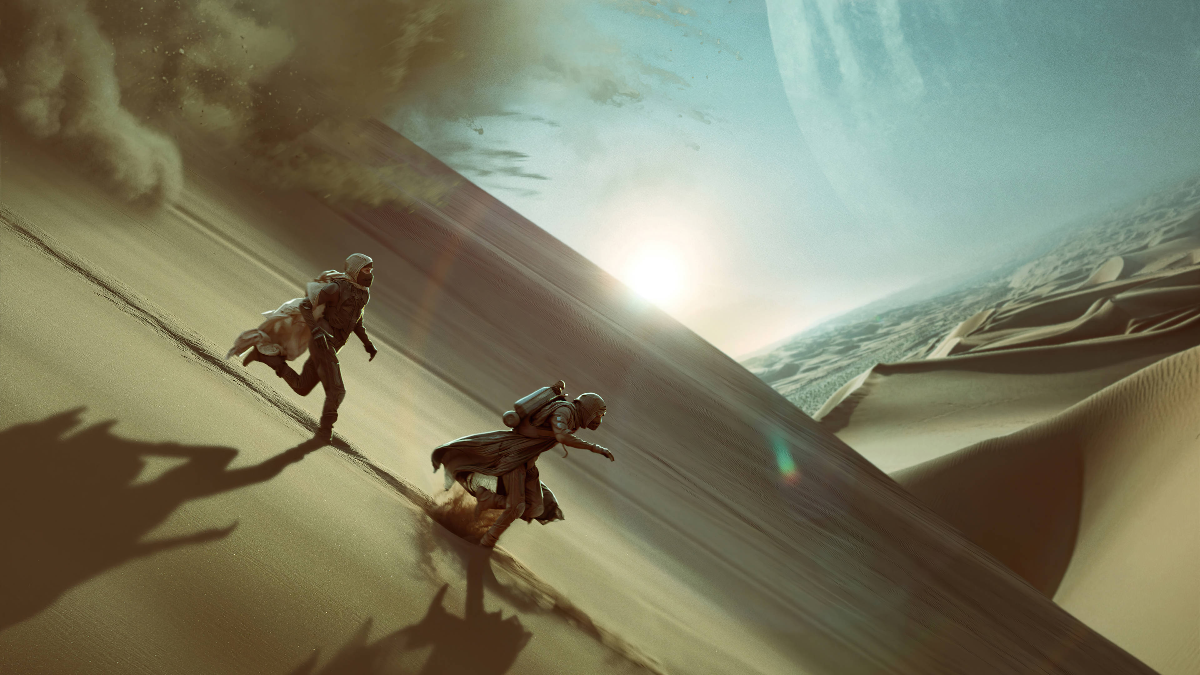 Dune 2021, sandworm, desert dune, 4K Desktop Wallpaper