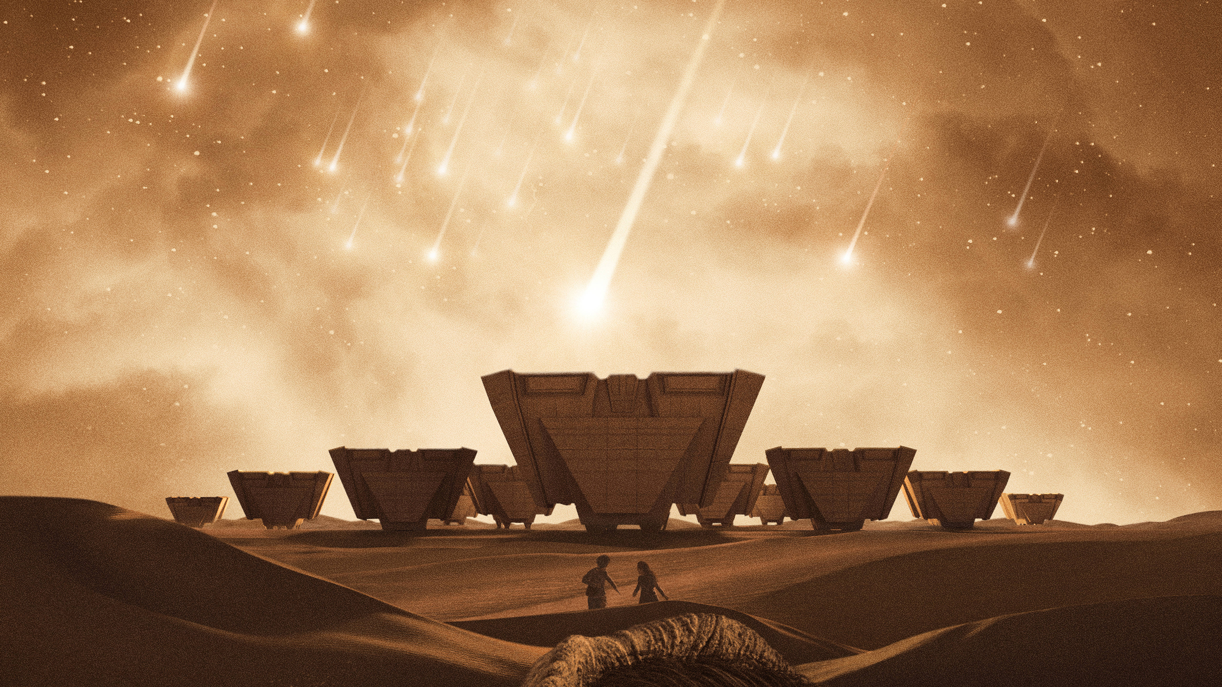 Dune 2021, brown, movie poster, 5K Desktop Wallpaper