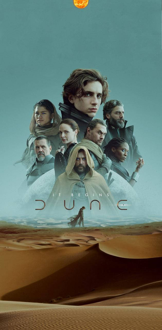 Dune 2021, main cast, movie poster, HD Phone Wallpaper