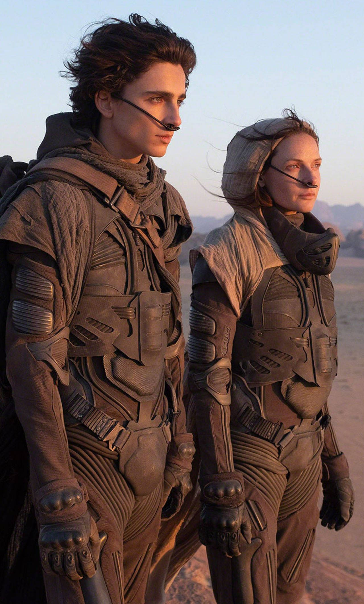 Dune Movie, sunset, desert, Full HD Phone Wallpaper