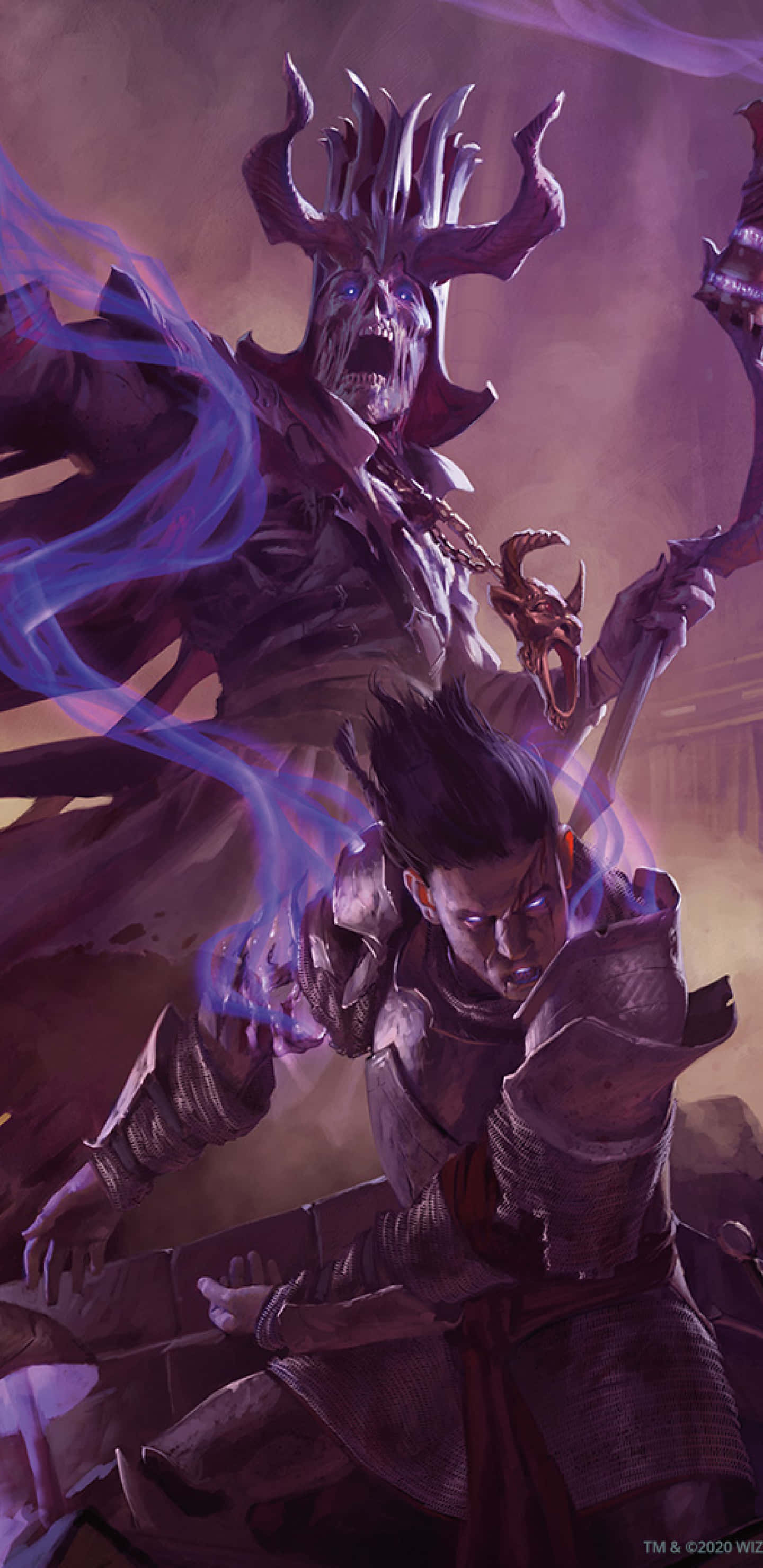 Dungeons & Dragons, warrior, armor, 2K Phone Wallpaper