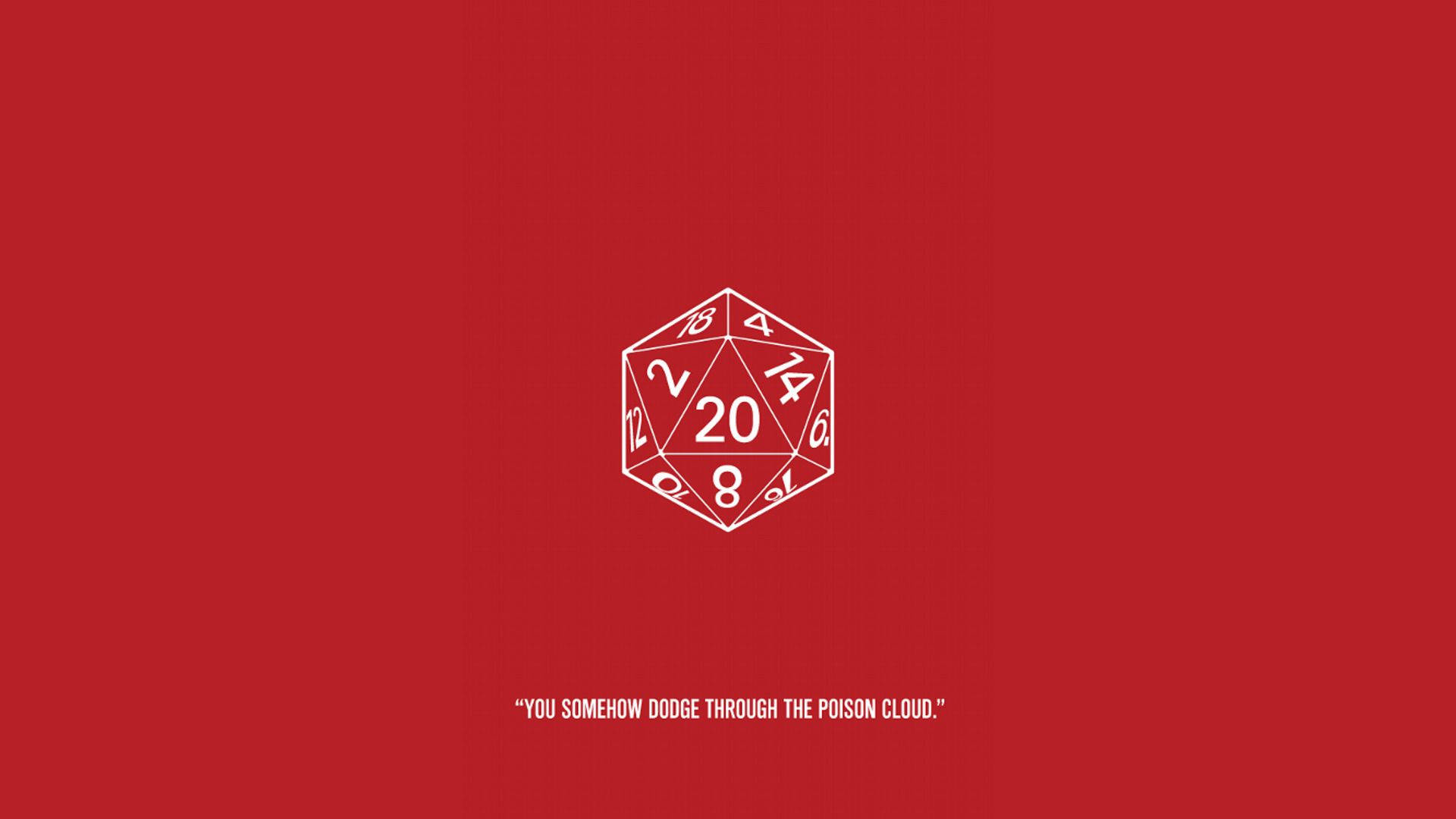 Dungeons and Dragons, twenty-sided die, number 20, Full HD Desktop Wallpaper