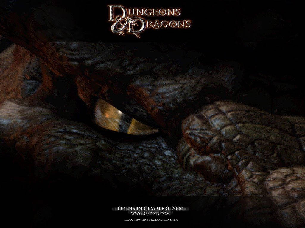 Dungeons and Dragons, dragon, glowing golden eye, SD Desktop Wallpaper