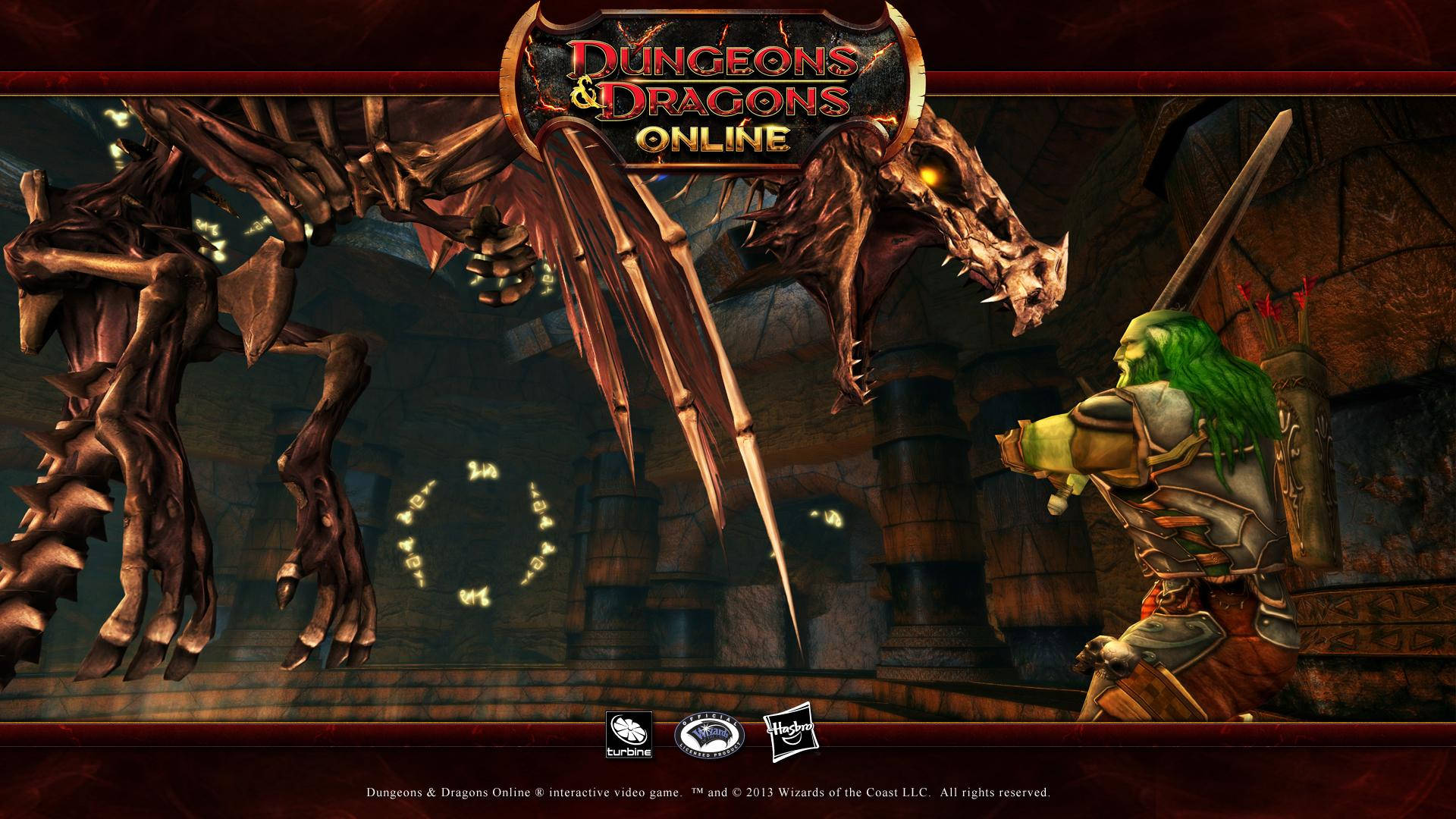 Dungeons & Dragons, goblin battle, green-haired warrior, Full HD Desktop Wallpaper