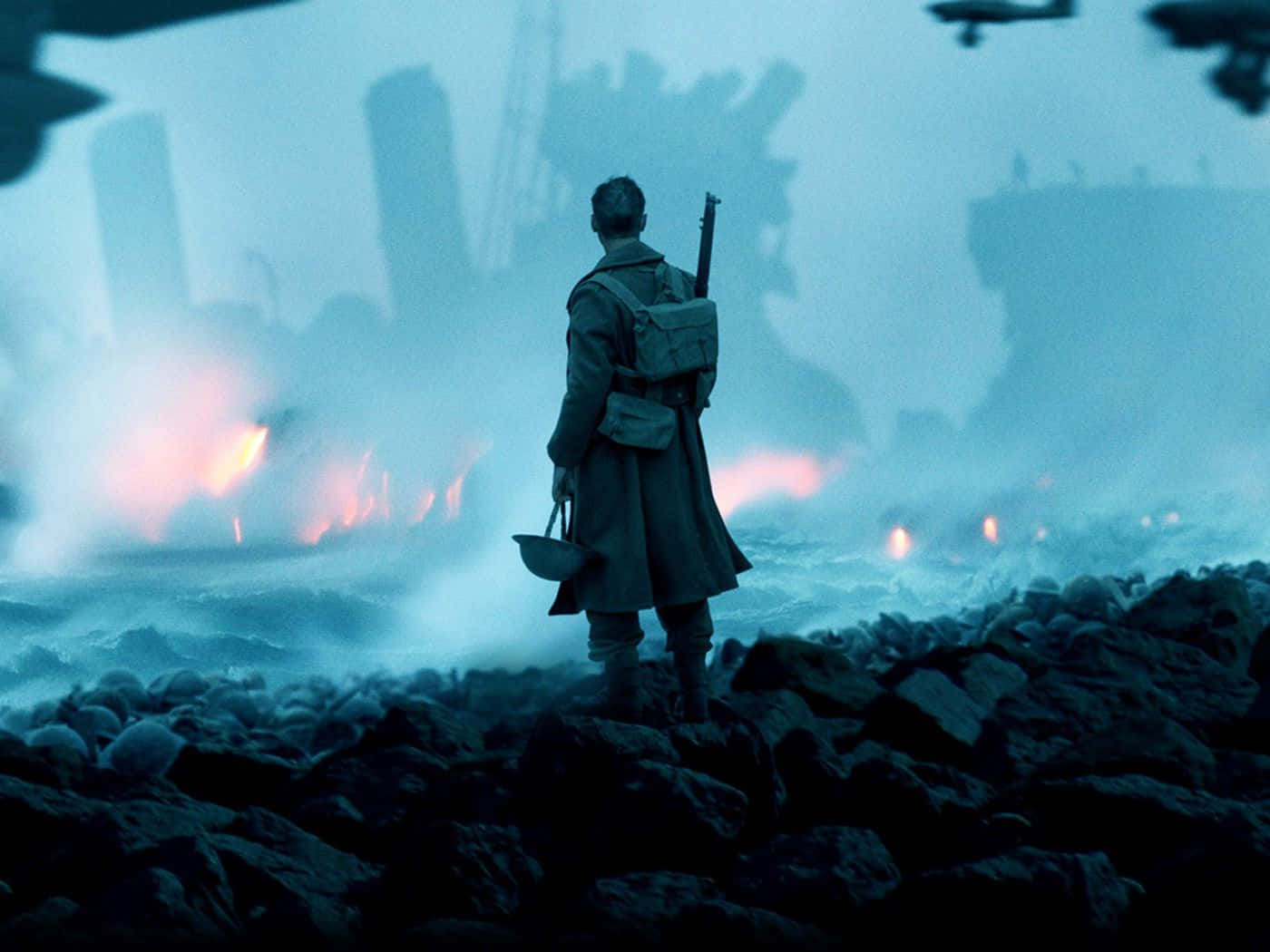 Dunkirk, soldier, rubble, HD Desktop Wallpaper