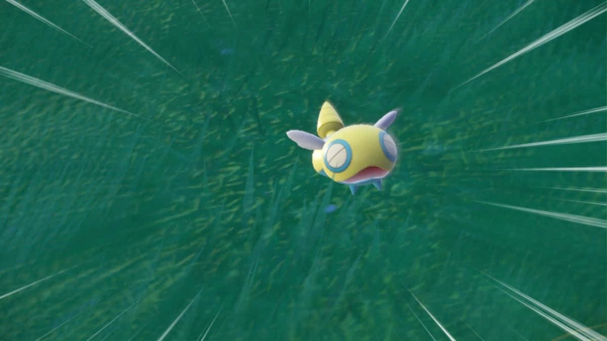 Dunsparce, yellow Pokémon, blue eyes, SD Desktop Wallpaper