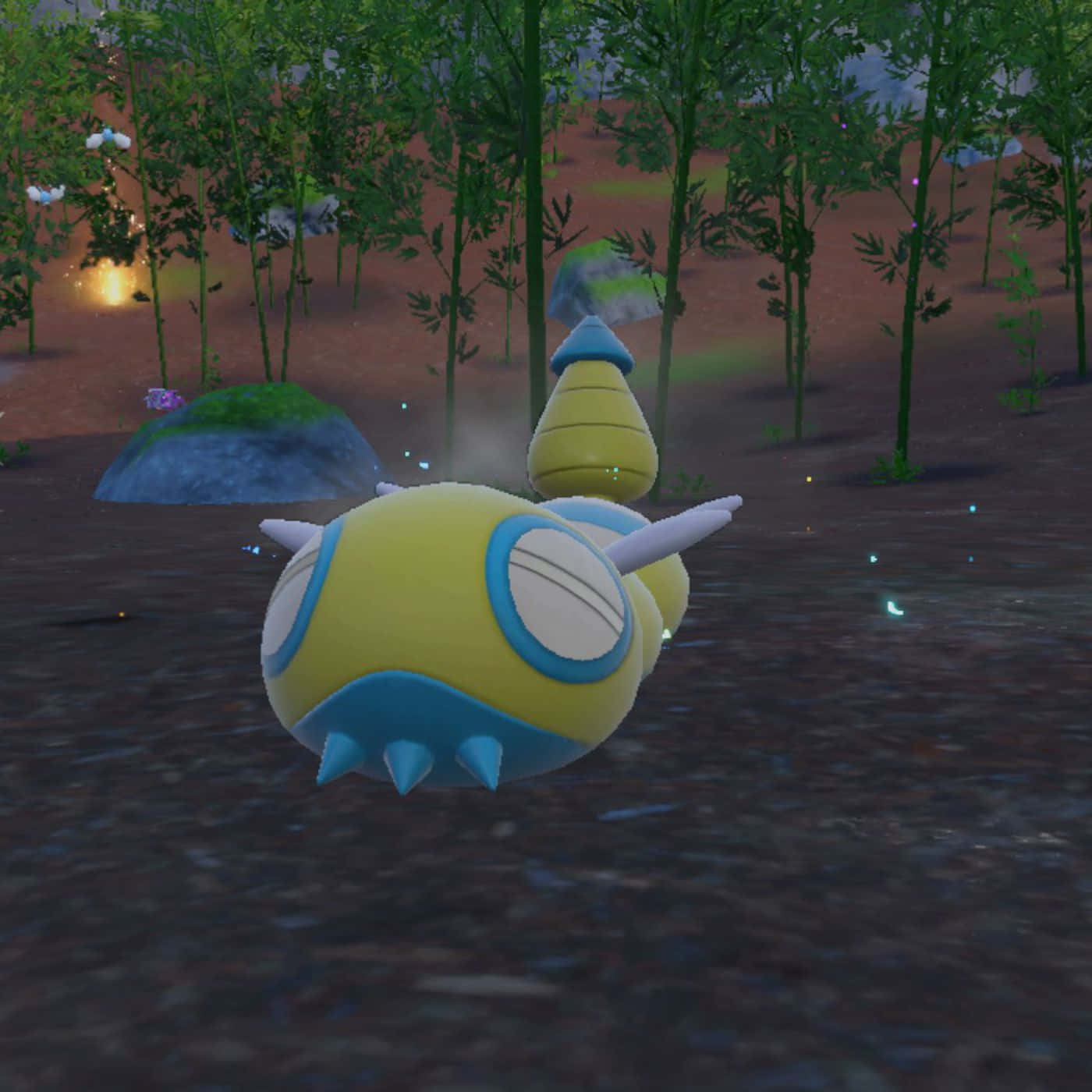 Dunsparce, yellow and blue, spiky feet, HD Desktop Wallpaper