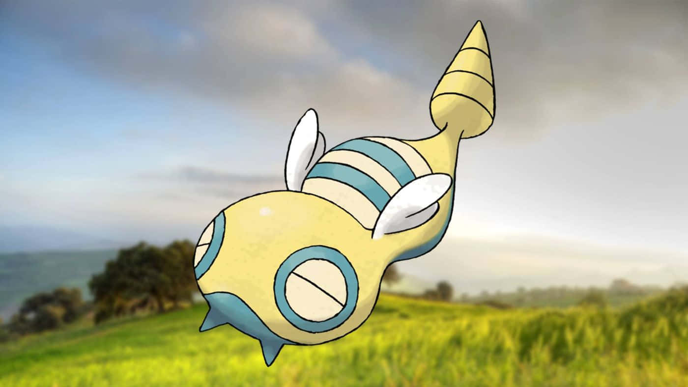Dunsparce, grassy field, sunlit green field, HD Desktop Wallpaper