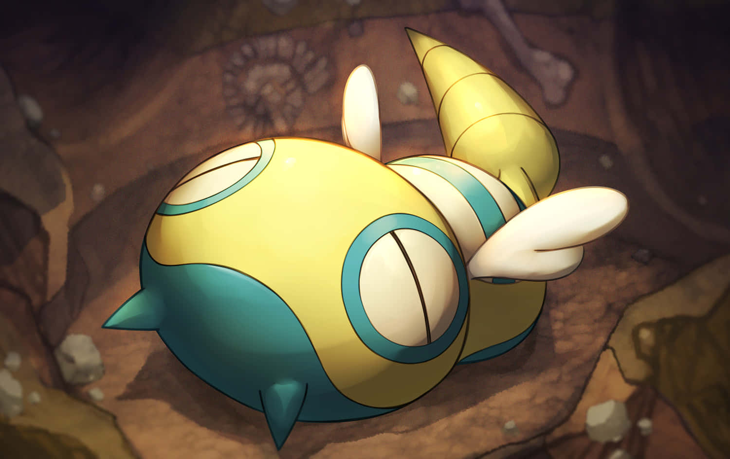 Dunsparce, underground, yellow, HD Desktop Wallpaper
